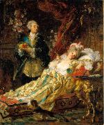 Gyula Benczur Louis XV and Dubarry Spain oil painting artist